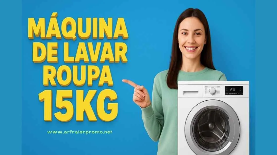 máquina de lavar roupa 15kg
