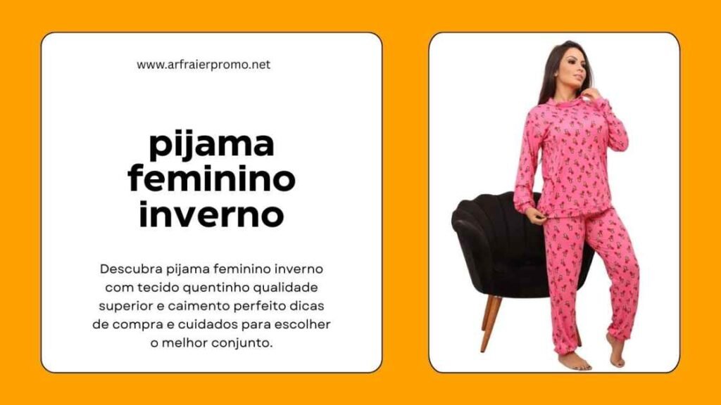 pijama feminino inverno