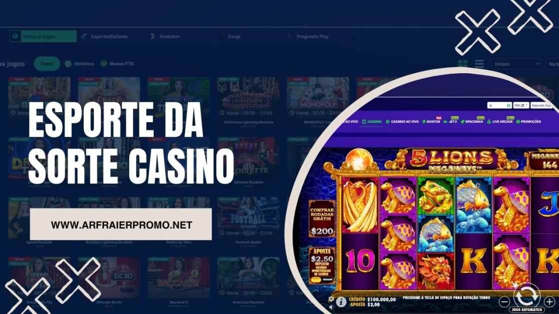 esporte da sorte casino