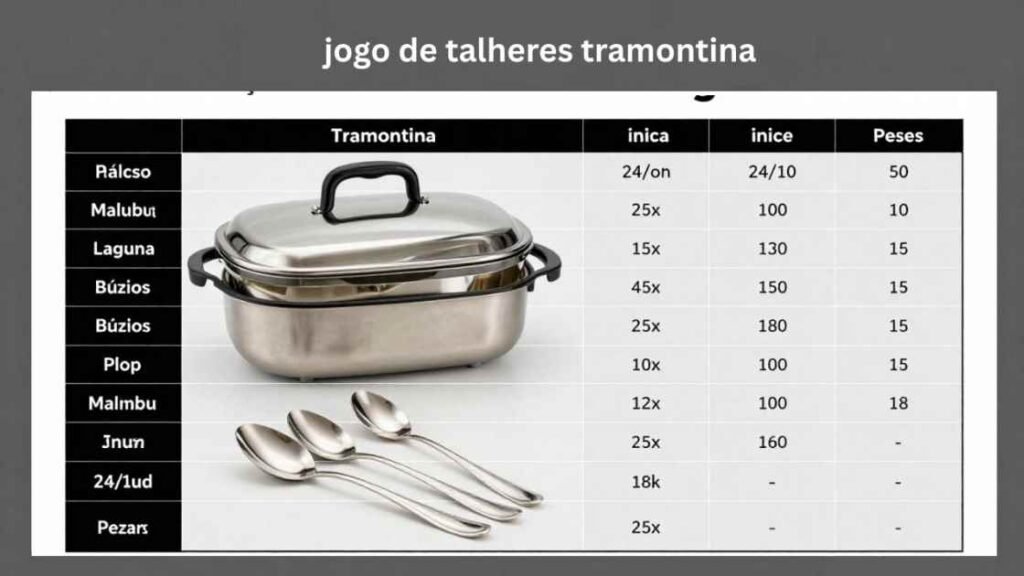 Jogo de Talheres Tramontina: Guia para Escolher o Melhor